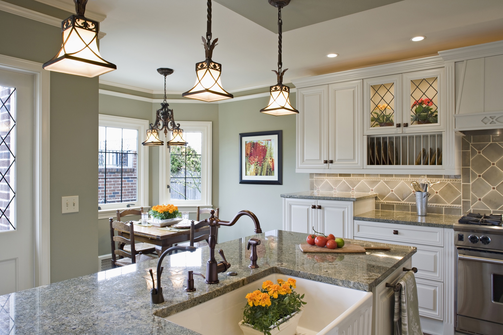 Beautiful countertop installation by River Valley Granite and Stone